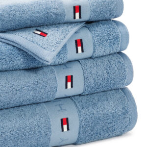 Πετσέτα χεριών 40x60cm 100% Cotton 540 GSM Τommy Hilfiger - Γαλάζιο