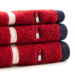 Πετσέτα σώματος Cape cod κόκκινο 70x140cm 100% Cotton 540 GSΜ Τommy Hilfiger