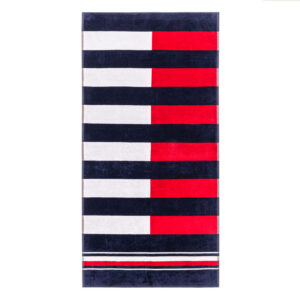 Πετσέτα θαλάσσης Montauk / Coastal 90x180CΜ 100% Cotton Velvet 450 GSM Tommy Hilfiger - Μπλε