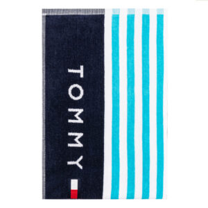 Πετσέτα θαλάσσης Montauk / Coastal 90x180CΜ 100% Cotton Velvet 450 GSM Tommy Hilfiger - Βεραμάν