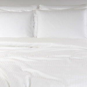Σεντόνι Schema stripe 1cm λευκό 170x270cm 60% Cotton - 40% Polyester 240ΤC