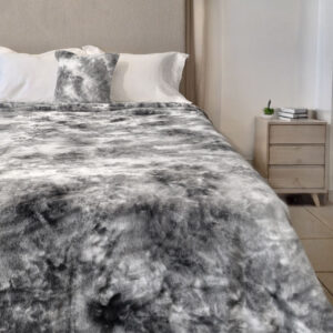 Κουβέρτα rabbit fur 220x240cm 100% Polyester 380 GSΜ Αslanis Home - Γκρι