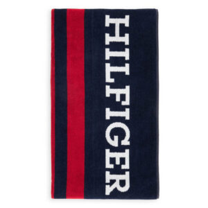 Πετσέτα θαλάσσης Relax μπλε σκούρο 90x160cm 100% Jacquard Cotton 450 GSM Tommy Hilfiger