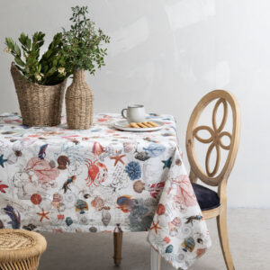 Τραπεζομάντηλο Loneta Atlantis (1) 140x180cm 50% Cotton 50% Ρolyester Αslanis Home