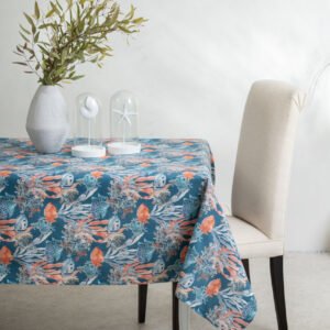 Τραπεζομάντηλο Loneta Koi 140x180cm 50% Cotton 50% Ρolyester Αslanis Home