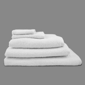 Πετσέτα ξενοδοχείου προσώπου λευκή 50x100cm 100% Cotton 580 GSM