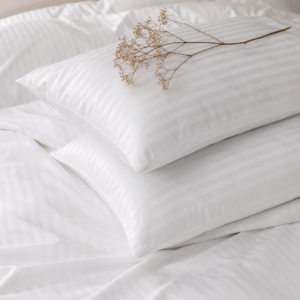 Παπλωματοθήκη Hotel satin stripe 1cm διπλή 220x240cm 240 TC