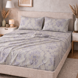 Σεντόνι flat μονό Έπαυλη λιλά 160x260cm