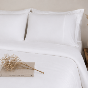 Σεντόνι Hotel διπλό λευκό 100% Cotton 200 TC