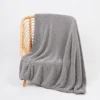 Κουβέρτα Fleece Zig Zag μονή 160x220cm Γκρι ανοιχτό - Thumbnail Image 2
