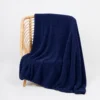 Κουβέρτα Fleece Zig Zag διπλή 220x240cm Μπλε - Thumbnail Image 2