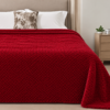 Κουβέρτα Fleece Zig Zag μονή 160x220cm Κόκκινη - Thumbnail Image 1